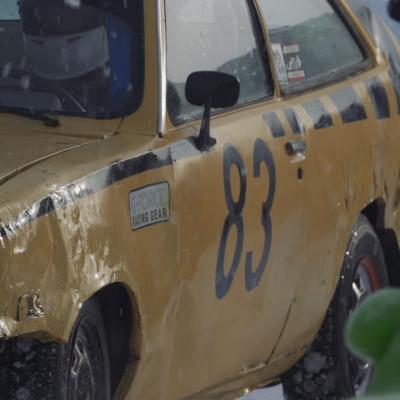 Rally cars take their positions at Sno Mo Days
